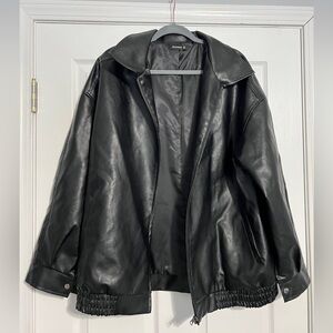 Automet Faux Leather Jacket